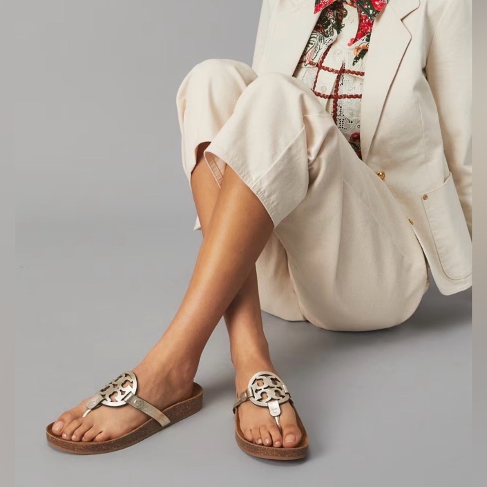 💥SALE💥NWT Tory Burch Miller Cloud Leather Sandals, 8
